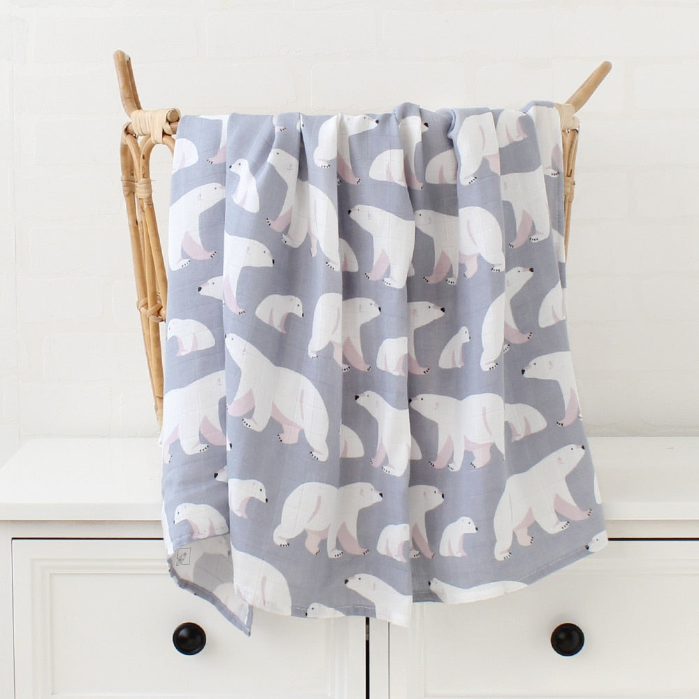 Hawaillie Bamboo Muslin Blanket